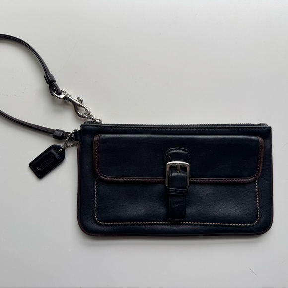 Coach Handbags - Black Leather Soho Buckle Wristlet by Coach